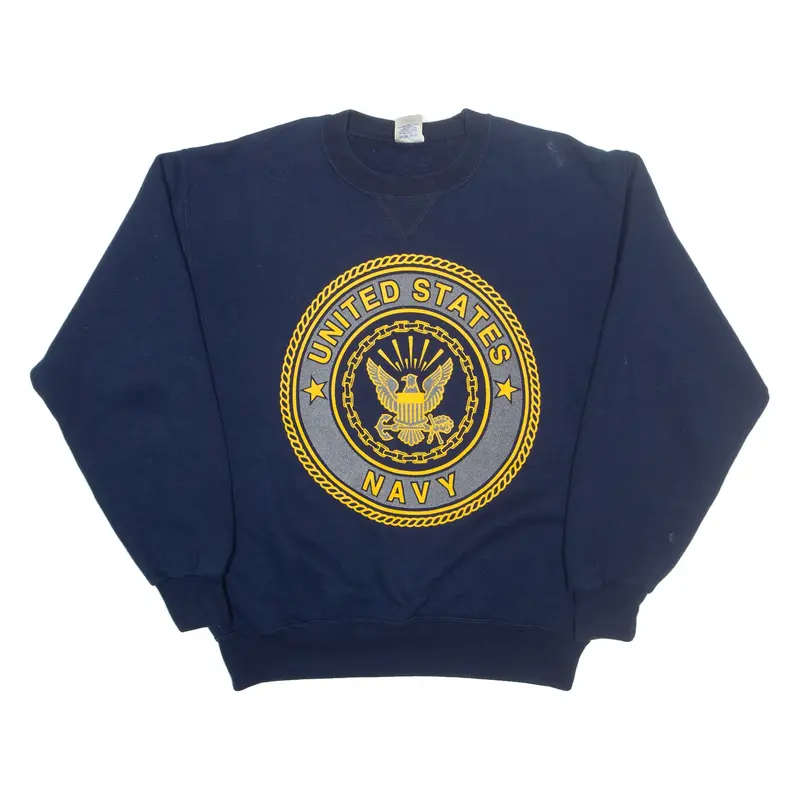 SOFFE United States Navy Mens Sweatshirt Blue USA M