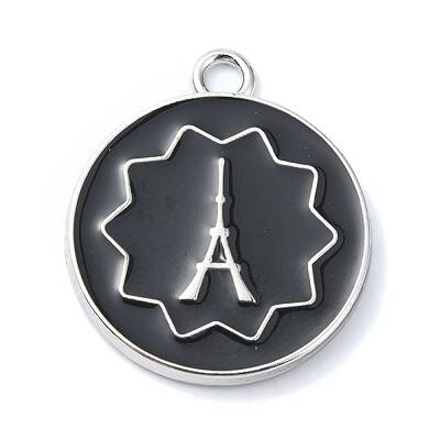 Rack Plating Alloy Enamel Pendants