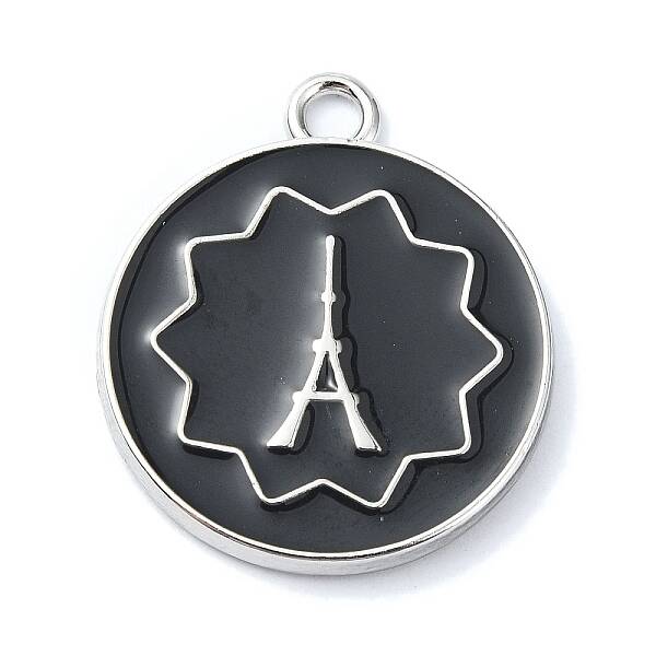 Rack Plating Alloy Enamel Pendants