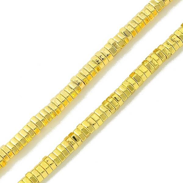 Electroplated Synthetic Non-magnetic Hematite Beads Strands
