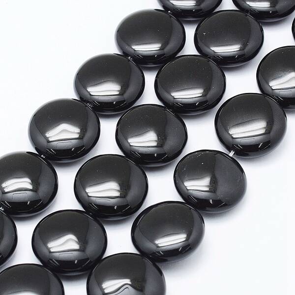 Natural Black Onyx Beads Strands
