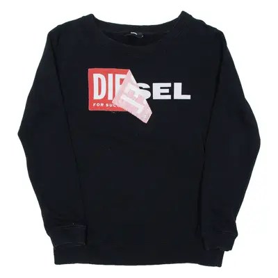 DIESEL Mens Sweatshirt Black M