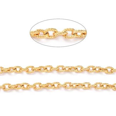 3.28 Feet Ion Plating(IP) 304 Stainless Steel Rolo Chains