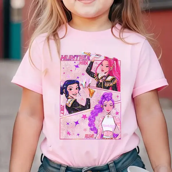 Kpop Demon Hunters Jinu Manga Graphic Tee, Kpop Huntrix Demon Hunter Youth Shirt, Saja Girls Kpop T-Shirt for Men, Women and ...