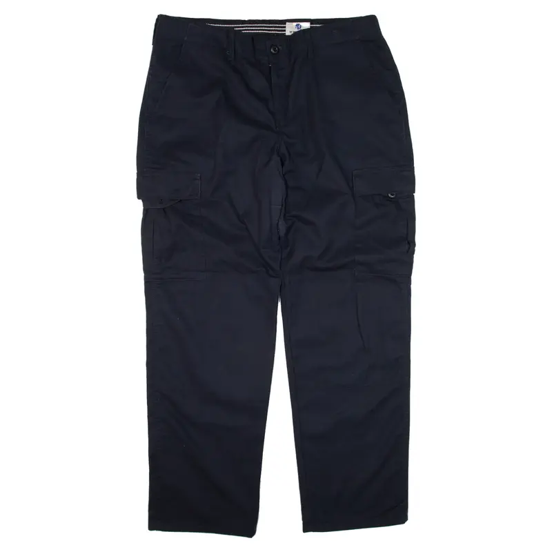 VF IMAGEWEAR Double-knee Cargo Workwear Trousers Blue Regular Straight Mens W40 L32