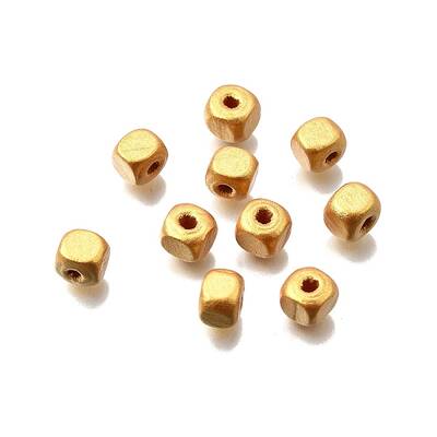 Spray Painted Wooden Beads