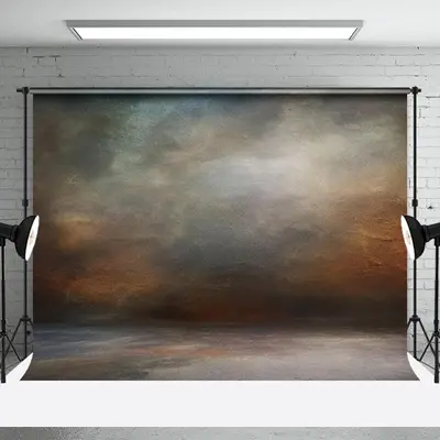 Colorful Cloudy Old Master Photoshoot Studio Backdrop - Aperturee