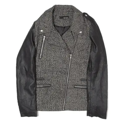 TALLY WEIJL Biker Jacket Black Womens S