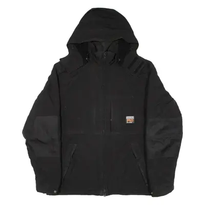 TIMBERLAND PRO Mens Workwear Jacket Black Hooded L