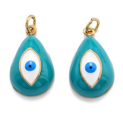 Brass Enamel Pendants