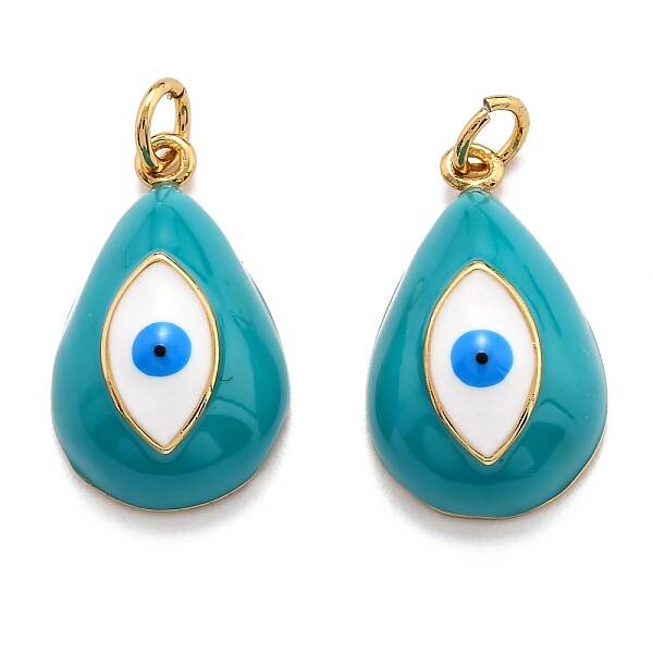 Brass Enamel Pendants