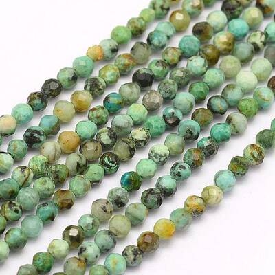 Natural African Turquoise(Jasper) Beads Strands