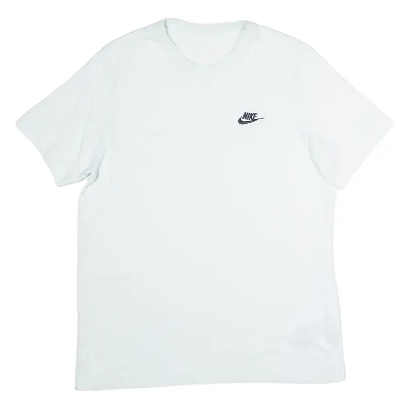 NIKE Mens T-Shirt Blue Crew Neck M