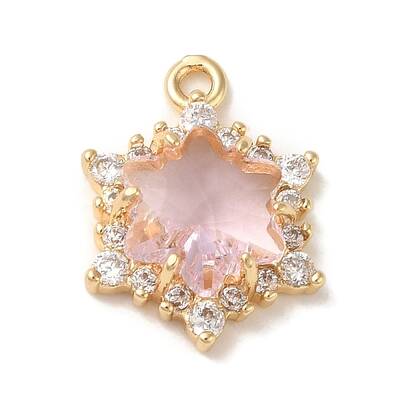 Brass with Cubic Zirconia Pendants