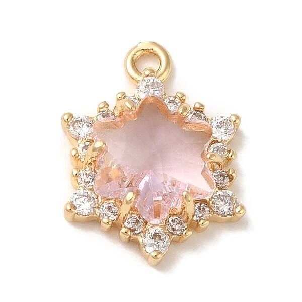 Brass with Cubic Zirconia Pendants