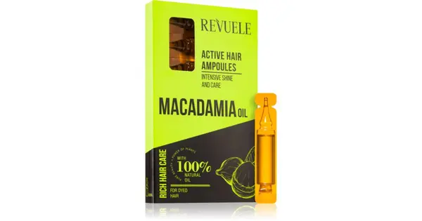 Revuele oil of Macadamia Active vial for dyed hair 8x5 ml