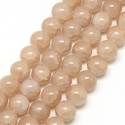 Baking Painted Crackle Glass Bead Strands