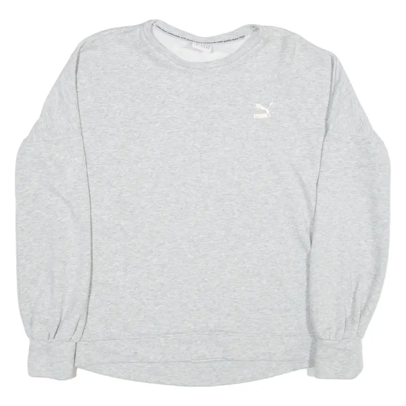 PUMA Womens Sweatshirt Grey UK 10