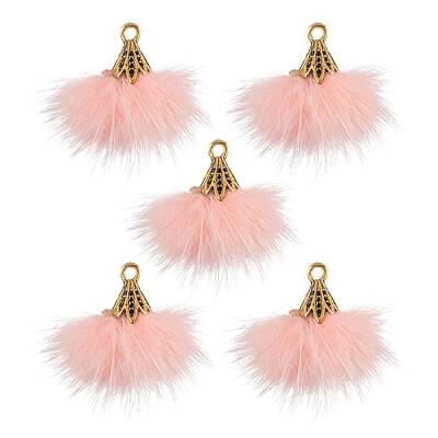Faux Mink Fur Tassel Pendant Decorations