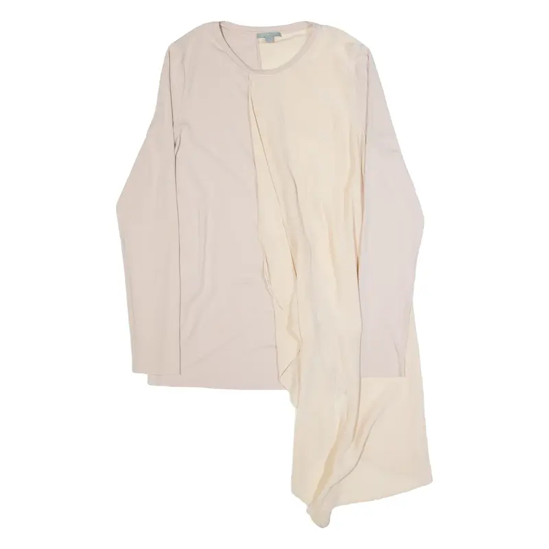 COS Womens Top Beige Long Sleeve S