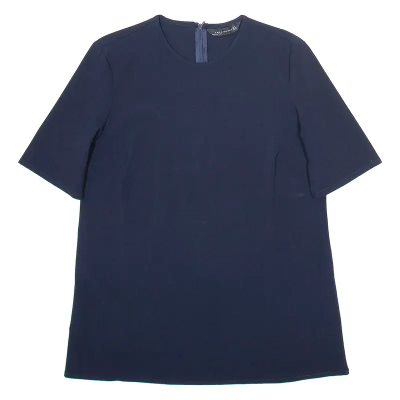 ZARA Womens Blouse Blue S