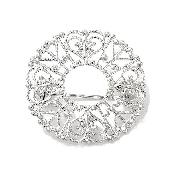 Rack Plating Brass Brooches