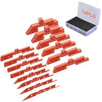 VEVOR Router Table Adjustment Bars, 14-piece Set, Aluminum Construction Blocks for Measuring Depths, Heights, and Angles with...
