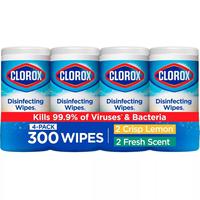 Disinfecting Wipes Value Pack,Disinfecting Wipes Value Pack, Cleaning Wipes- 300ct/4pk Pet Disposable Room