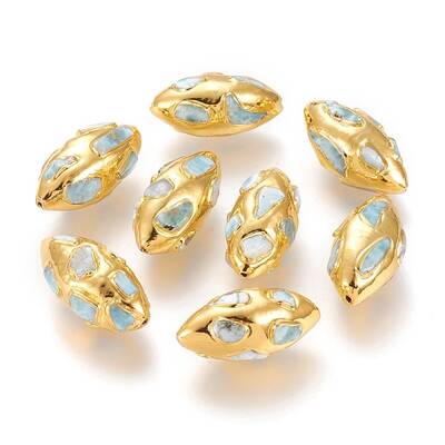 Golden Plated Brass Beads