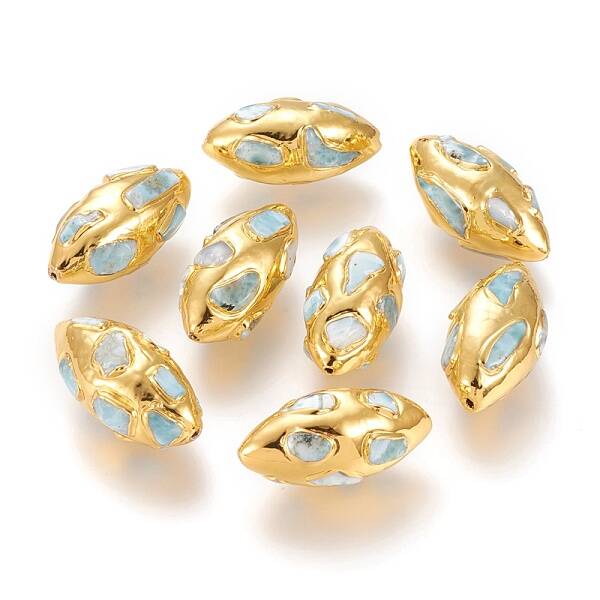 Golden Plated Brass Beads