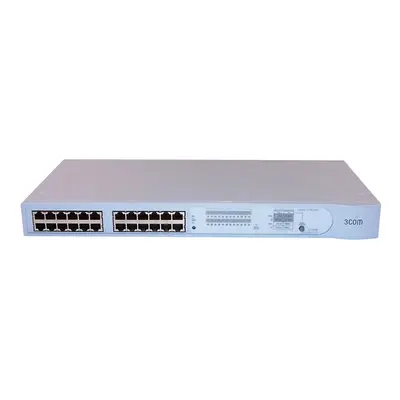 3Com 3C16465BUS | SuperStack III Baseline 24 x RJ-45 Ports 10/100Base-TX Layer 2 Unmanaged Rack-mountable Fast Ethernet Netwo...