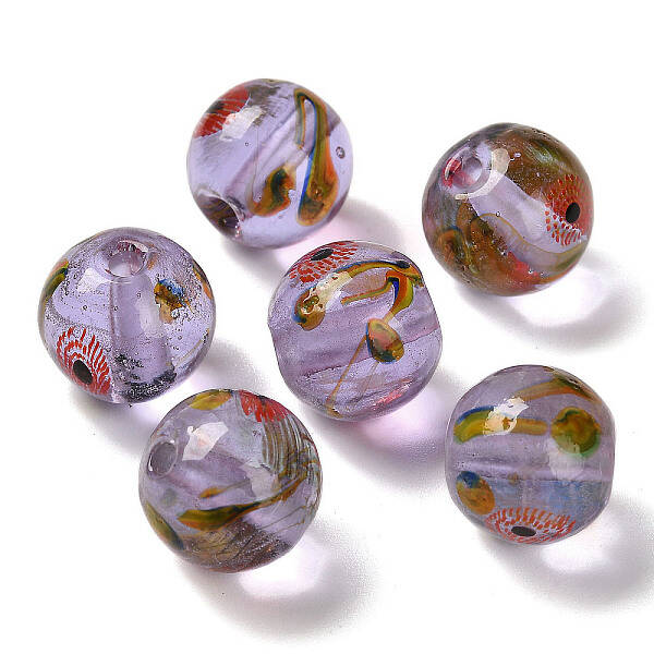 Handmade Transparent Lampwork Beads