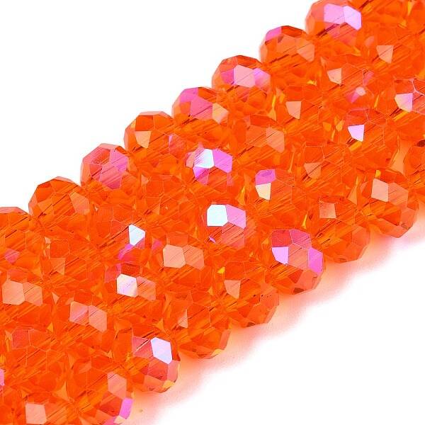Electroplate Glass Beads Strands