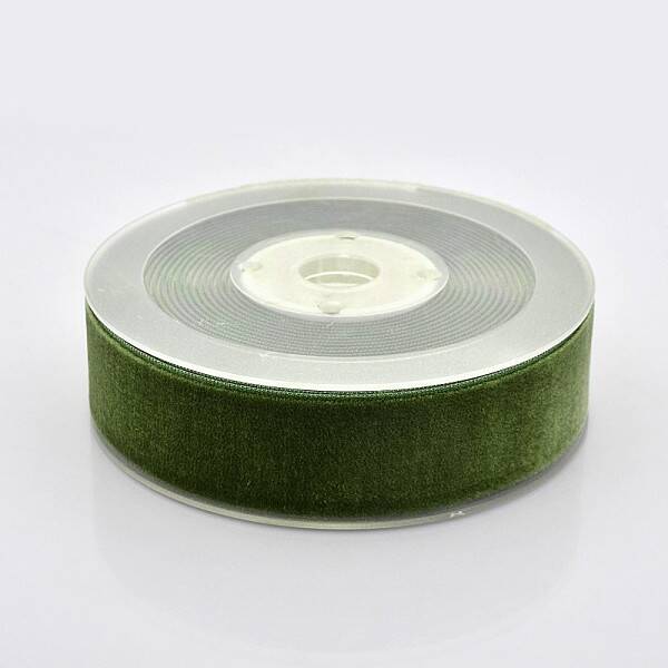 Polyester Velvet Ribbon for Gift Packing and Festival Decoration