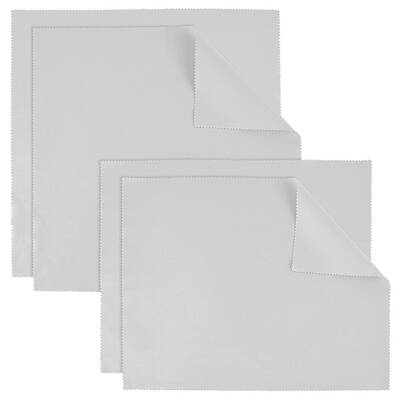 4Pcs 2 Style Silver Polishing Cloth