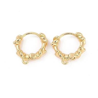 Brass Hoop Earring Findings
