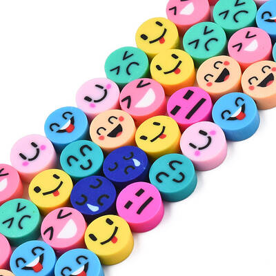 Handmade Polymer Clay Bead Strands