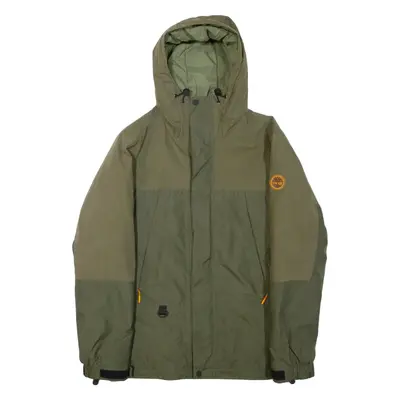 TIMBERLAND Mens Jacket Green Hooded S