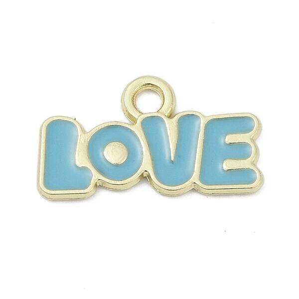 Valentine's Day Alloy Enamel Pandants