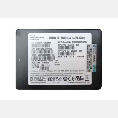 HP 872518-001 | 480GB SATA 6Gb/s Hot-Pluggable Mixed Use 2.5-Inch Enterprise Solid State Drive for ProLiant Server and Storag...