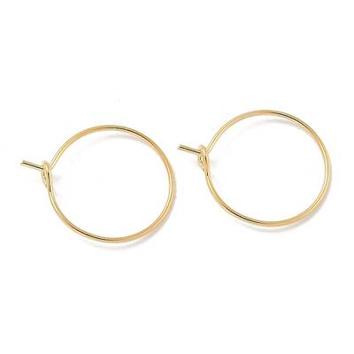 Brass Hoop Earring Findings
