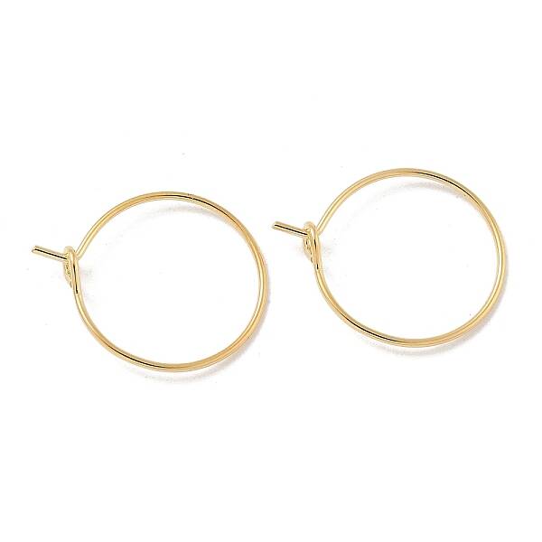 Brass Hoop Earring Findings