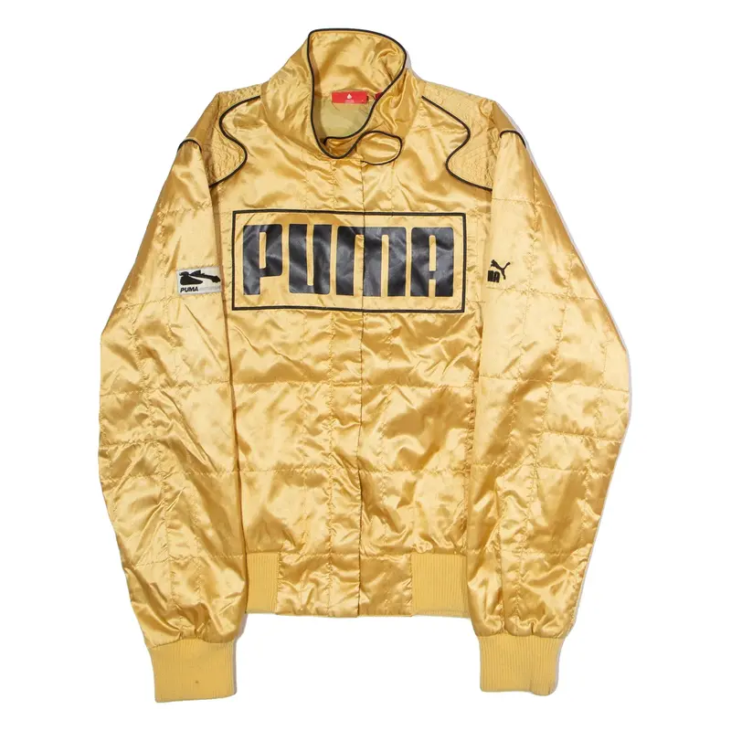 PUMA Motorsport Racing Womens Jacket Gold UK 10