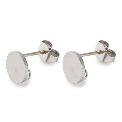 304 Stainless Steel Stud Earring Findings