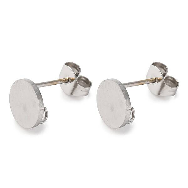 304 Stainless Steel Stud Earring Findings