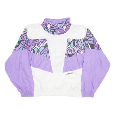 MCPEARSON SPORTSWEAR Womens Pullover Jacket Purple 2XL