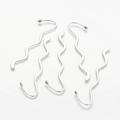 Zinc Alloy Wavy Bookmarks