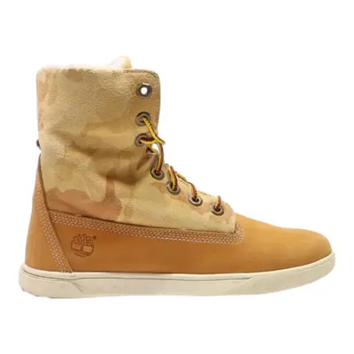 TIMBERLAND Lace-Up Boots Brown Leather Boys UK 3.5