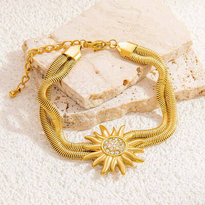 Sunflower 304 Stainless Steel Multi-layer Bracelets