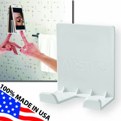 Airstik Cradle Glass Mount Phone Holder - Reusable and Made in USA - Universal Smartphone Cellphone Accessories Stand